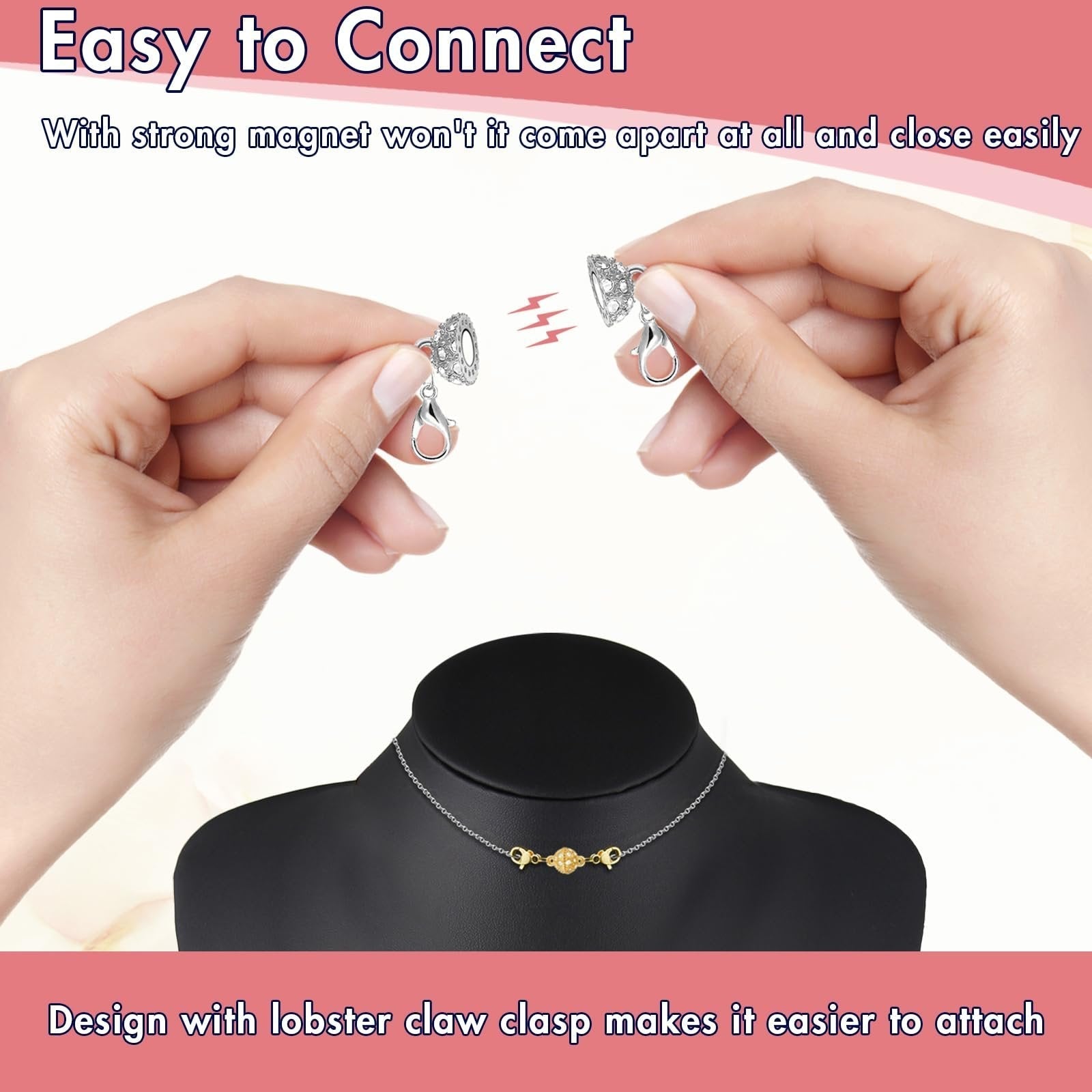 ✅ ✅ Magnetic Necklace Clasps and Closures