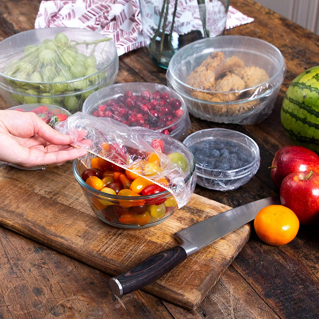 ✅ ✅ 100pcs Upgraded Food-Grade Covers: Safe, Fast & Fits Any Dish!