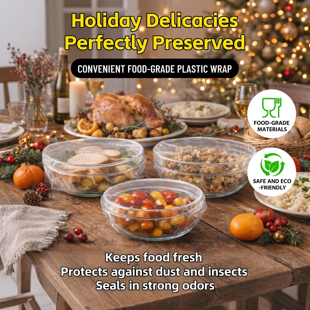 ✅ ✅ 100pcs Upgraded Food-Grade Covers: Safe, Fast & Fits Any Dish!
