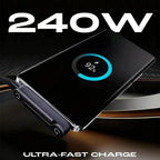 ⚡Official Authorized | 2-in-1 Invisible Holder Charger Cable - 240W Fast Charging Cord with Built-In Phone Stand