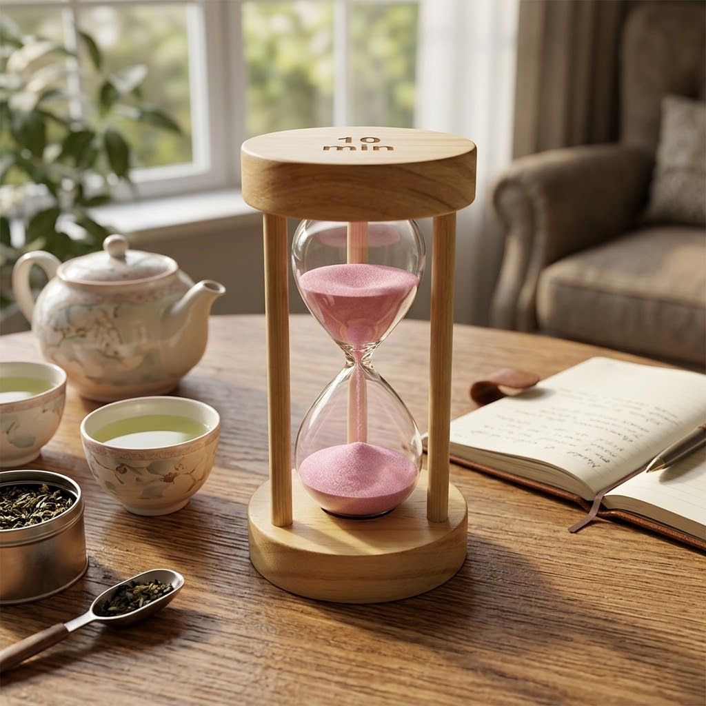 10-Minute Wood Base Hourglass